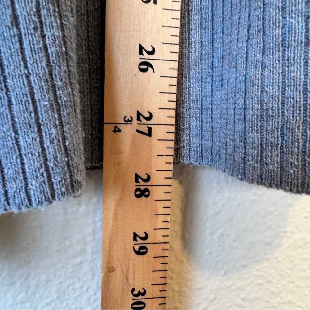 Smartwool Grey Merino Wool Blend V Neck Sweater Womens L Pullover Fall Casual - Picture 6 of 9